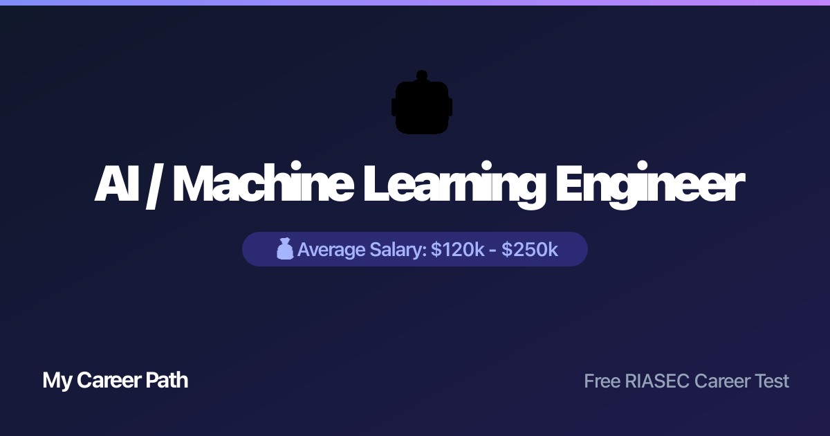 AI / Machine Learning Engineer career profile — salary, skills, and outlook