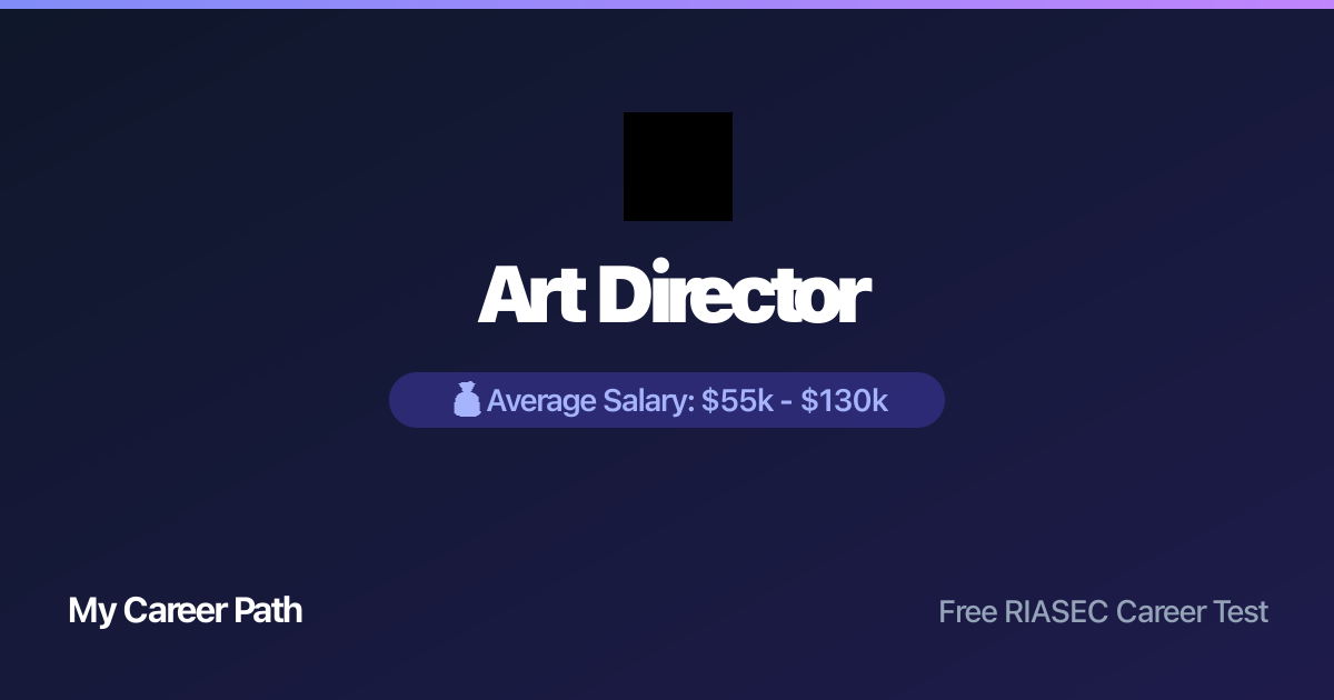 Art Director career profile — salary, skills, and outlook