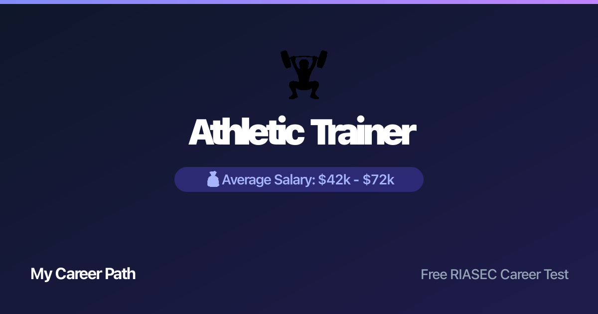Athletic Trainer career profile — salary, skills, and outlook