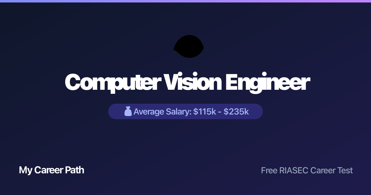 Computer Vision Engineer career profile — salary, skills, and outlook