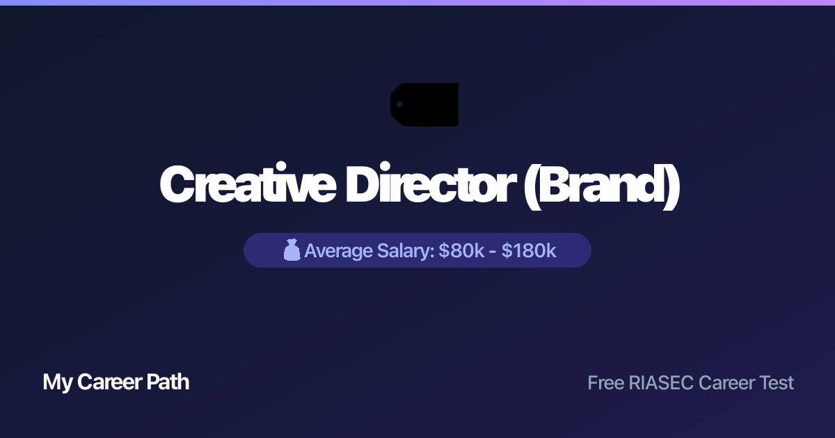 Creative Director (Brand) career profile — salary, skills, and outlook