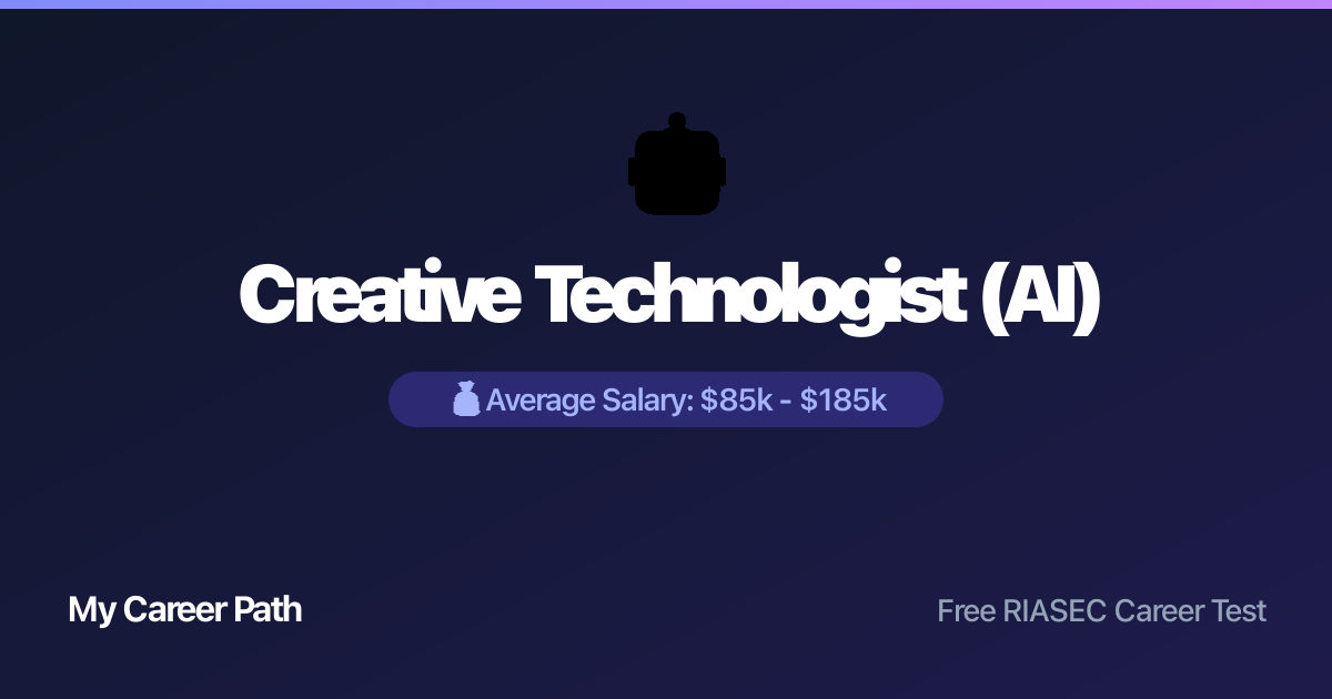 Creative Technologist (AI) career profile — salary, skills, and outlook