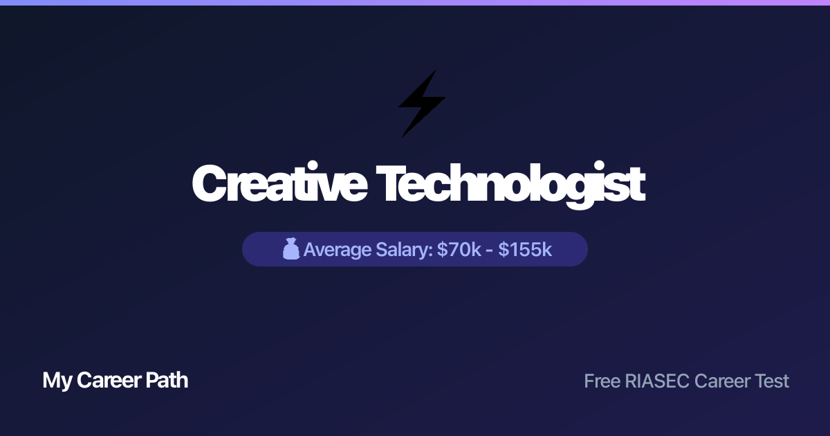 Creative Technologist career profile — salary, skills, and outlook