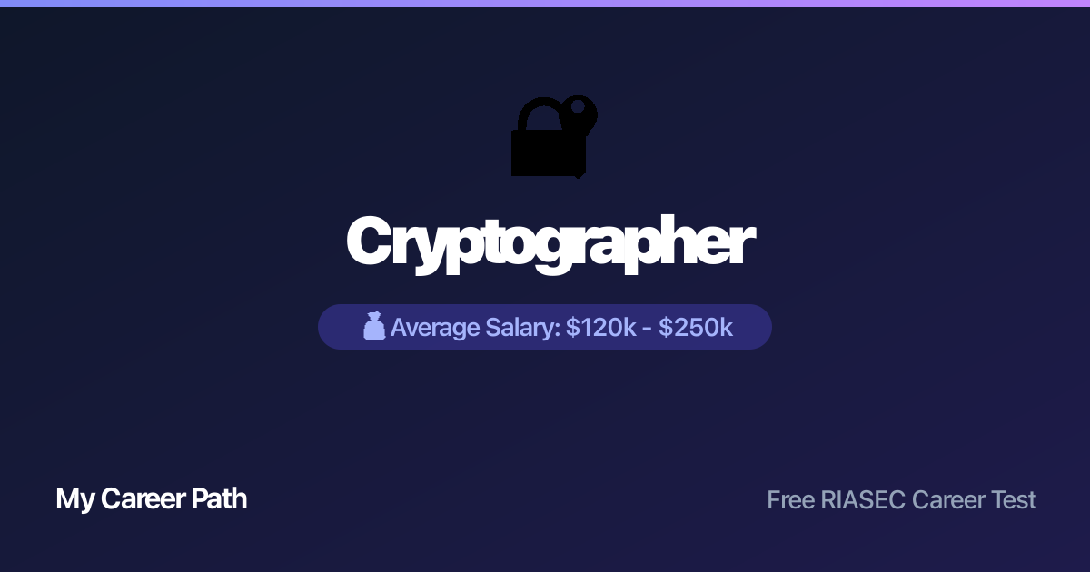 Cryptographer career profile — salary, skills, and outlook