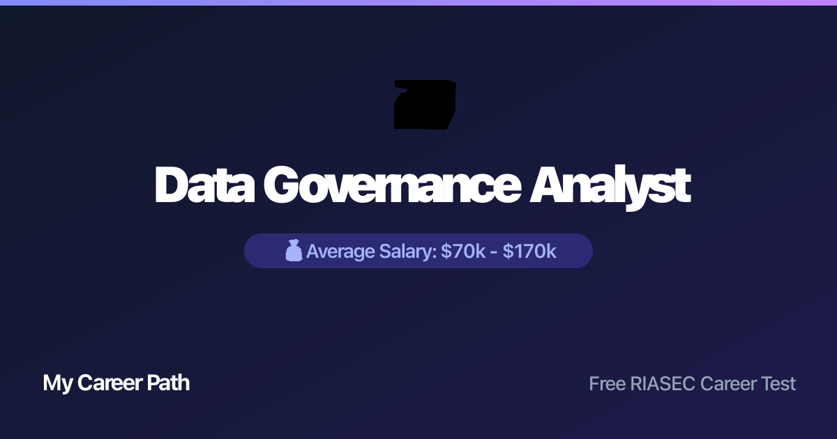 Data Governance Analyst career profile — salary, skills, and outlook