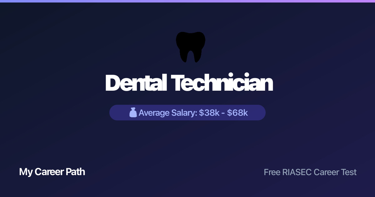Dental Technician career profile — salary, skills, and outlook
