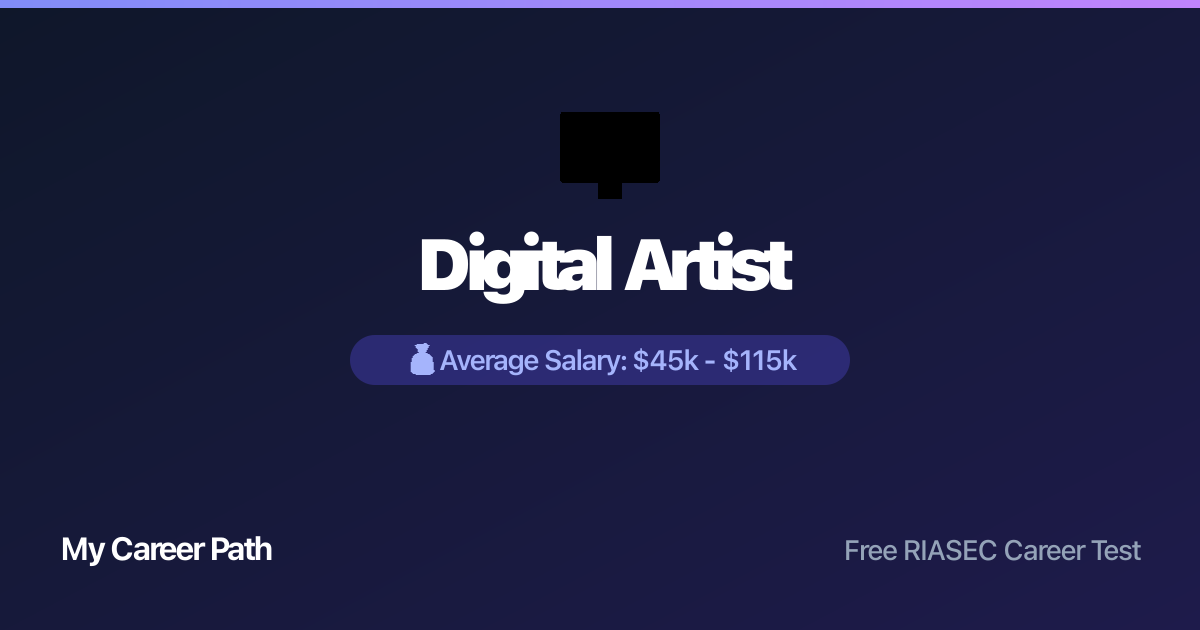 Digital Artist career profile — salary, skills, and outlook