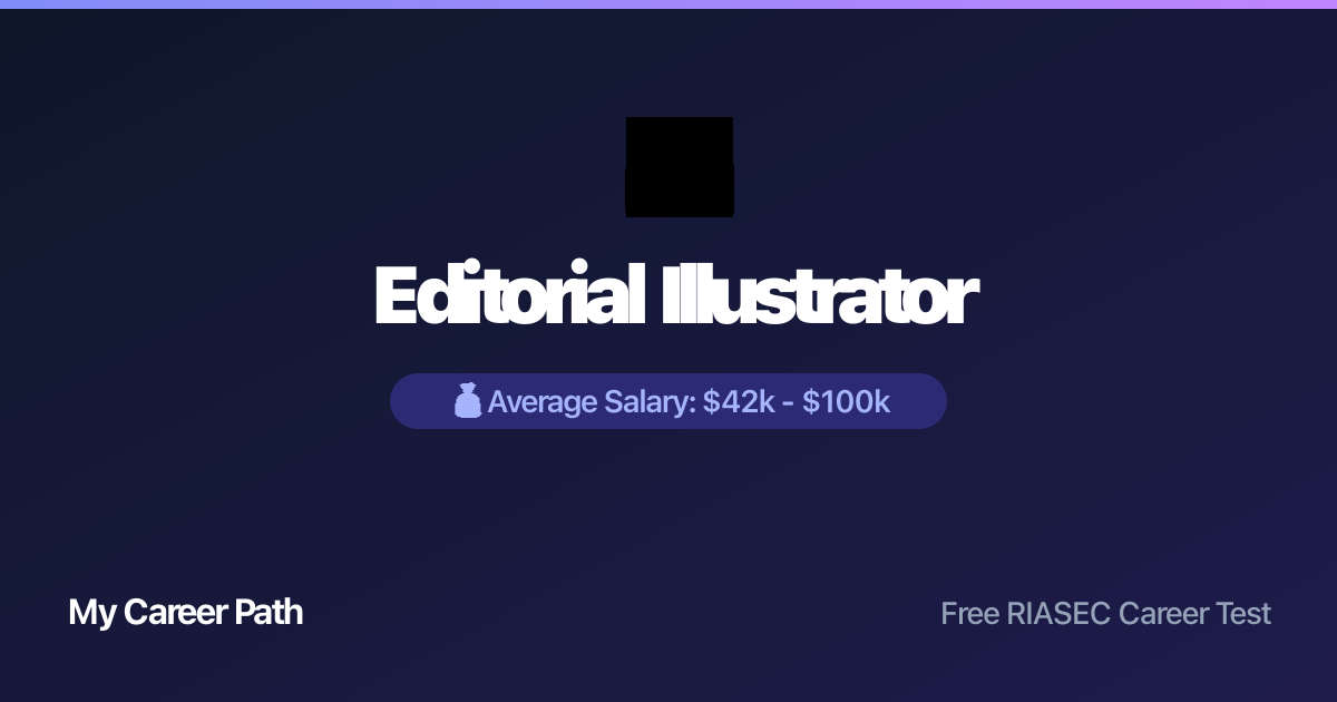 Editorial Illustrator career profile — salary, skills, and outlook