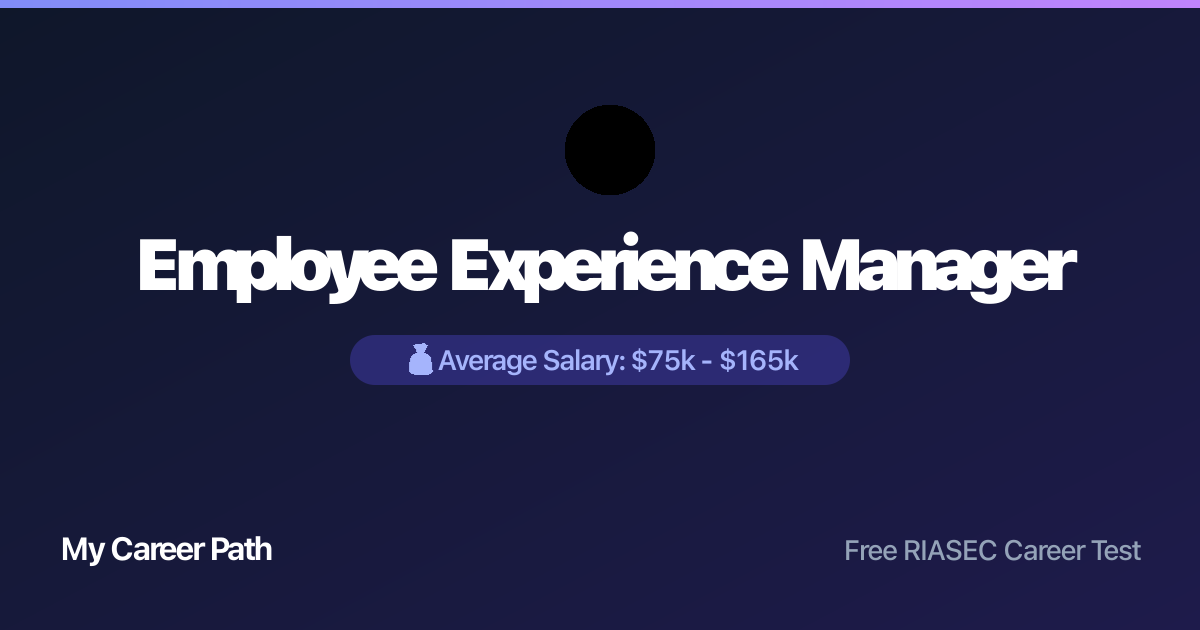 Employee Experience Manager career profile — salary, skills, and outlook