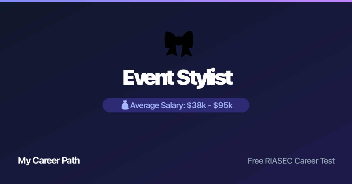 Event Stylist career profile — salary, skills, and outlook