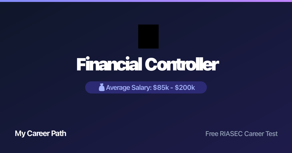 Financial Controller career profile — salary, skills, and outlook