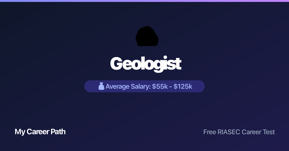 Geologist career profile — salary, skills, and outlook