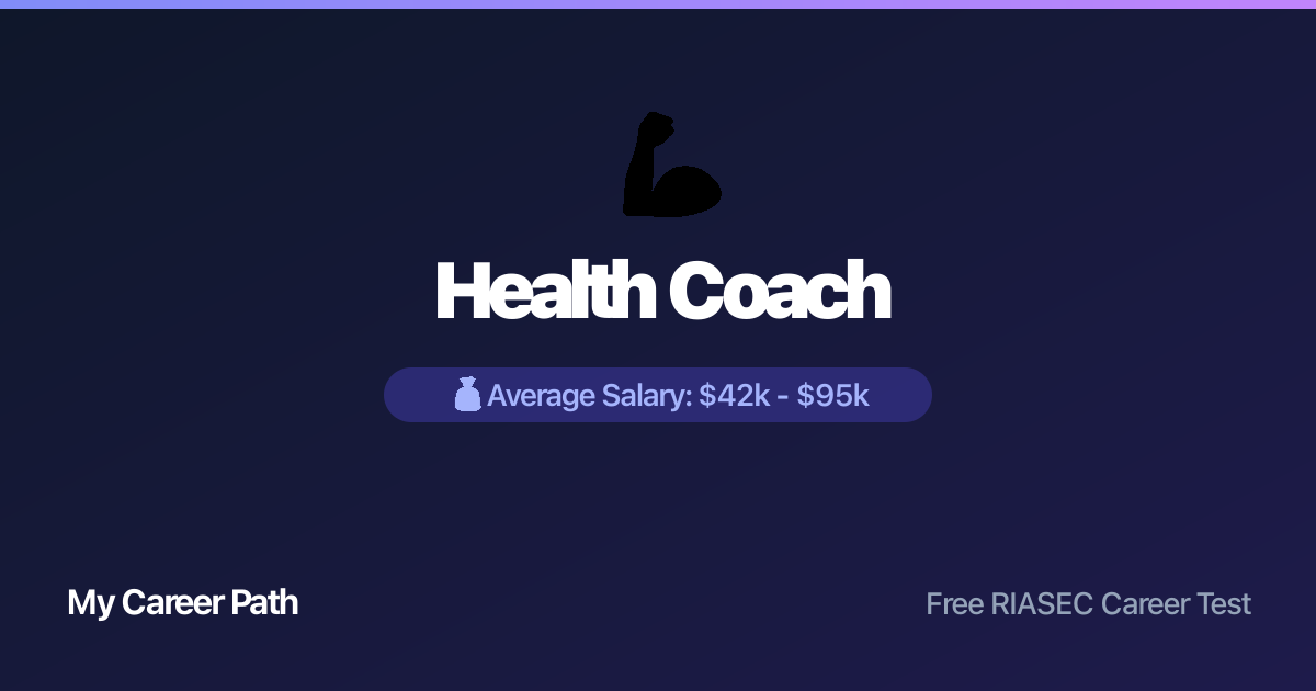 Health Coach career profile — salary, skills, and outlook