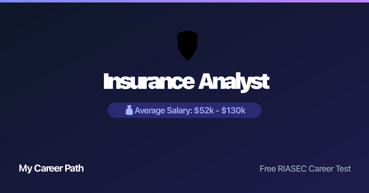 Insurance Analyst career profile — salary, skills, and outlook