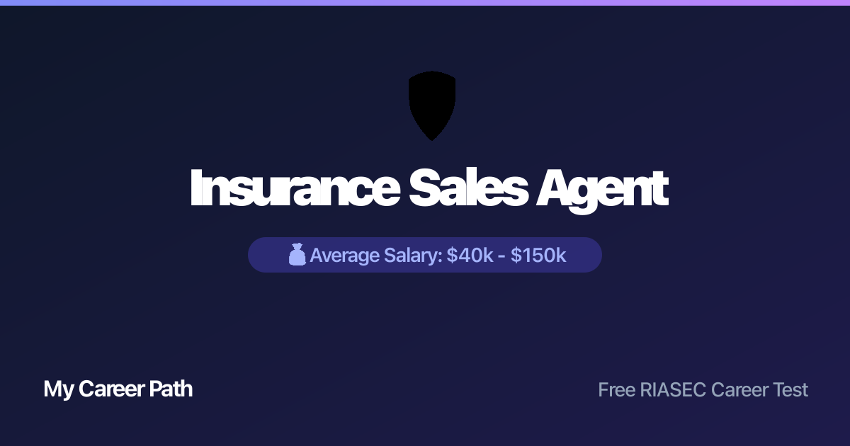 Insurance Sales Agent career profile — salary, skills, and outlook