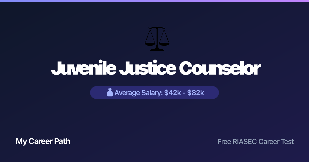 Juvenile Justice Counselor career profile — salary, skills, and outlook