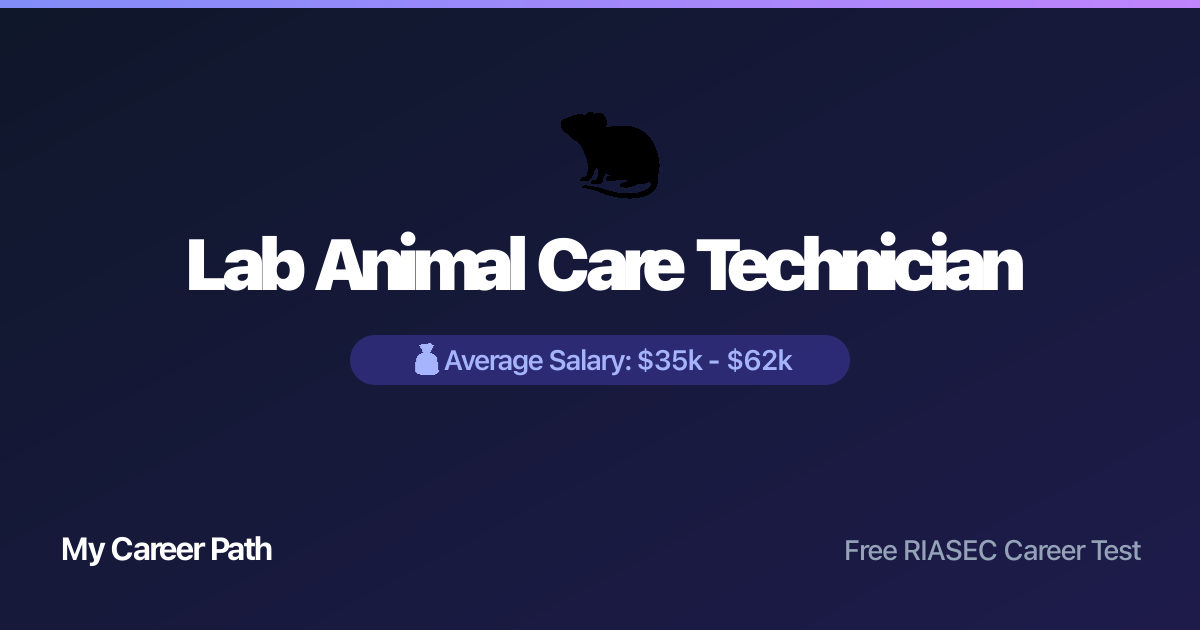 Lab Animal Care Technician career profile — salary, skills, and outlook