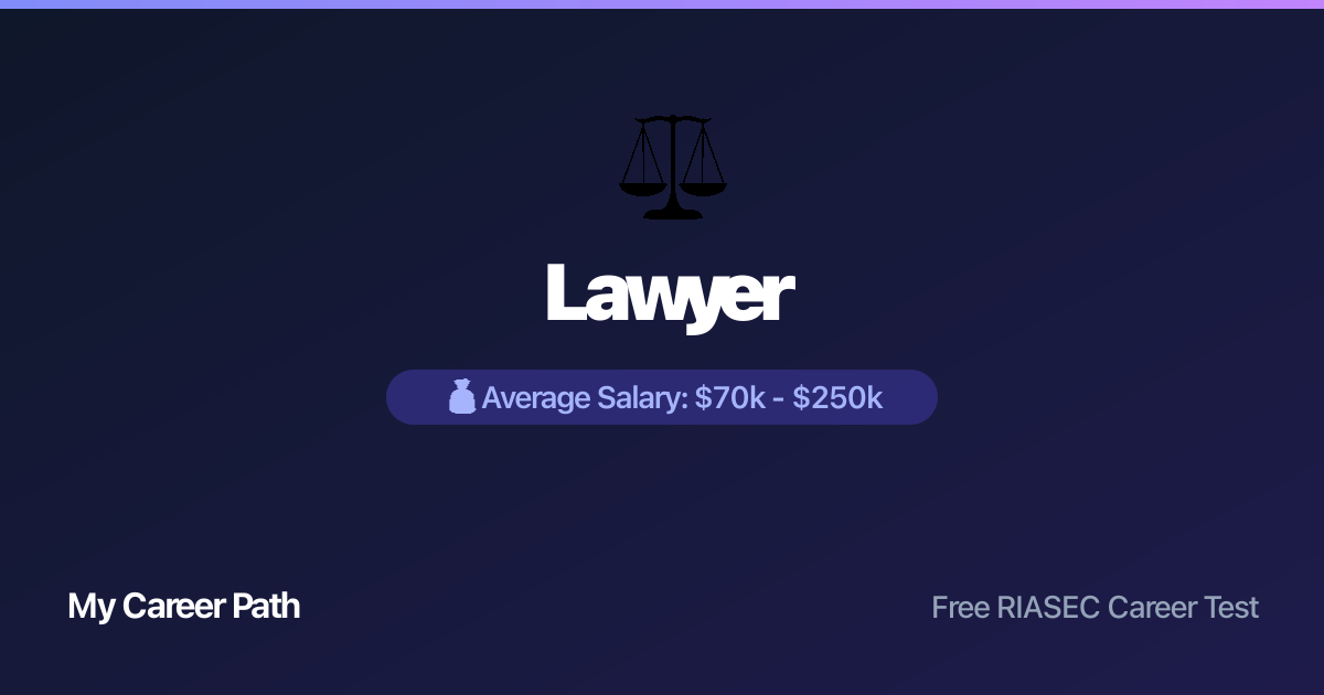 Lawyer career profile — salary, skills, and outlook