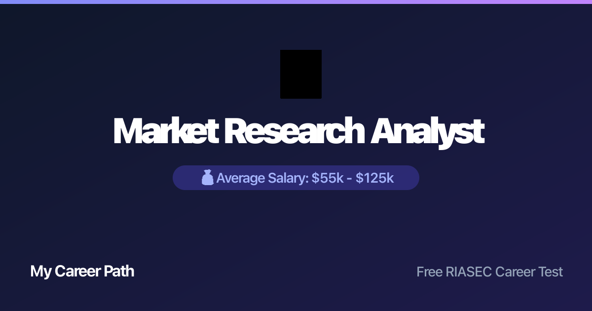 Market Research Analyst career profile — salary, skills, and outlook