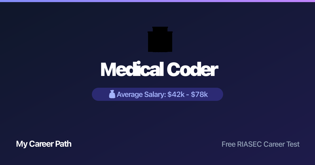 Medical Coder career profile — salary, skills, and outlook