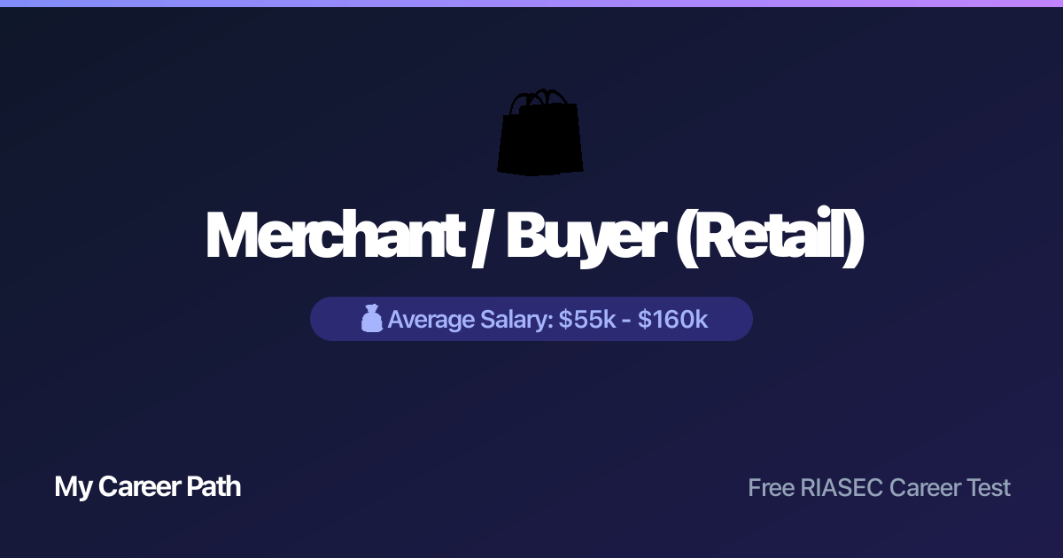 Merchant / Buyer (Retail) career profile — salary, skills, and outlook
