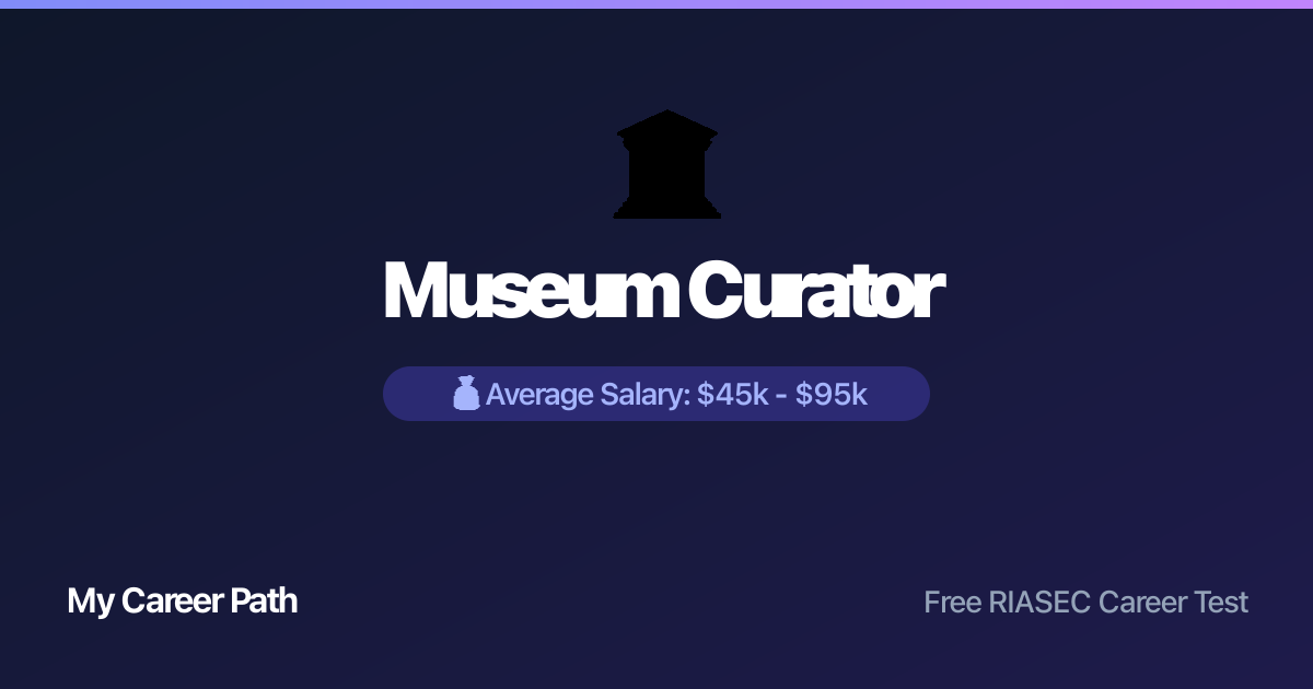 Museum Curator career profile — salary, skills, and outlook