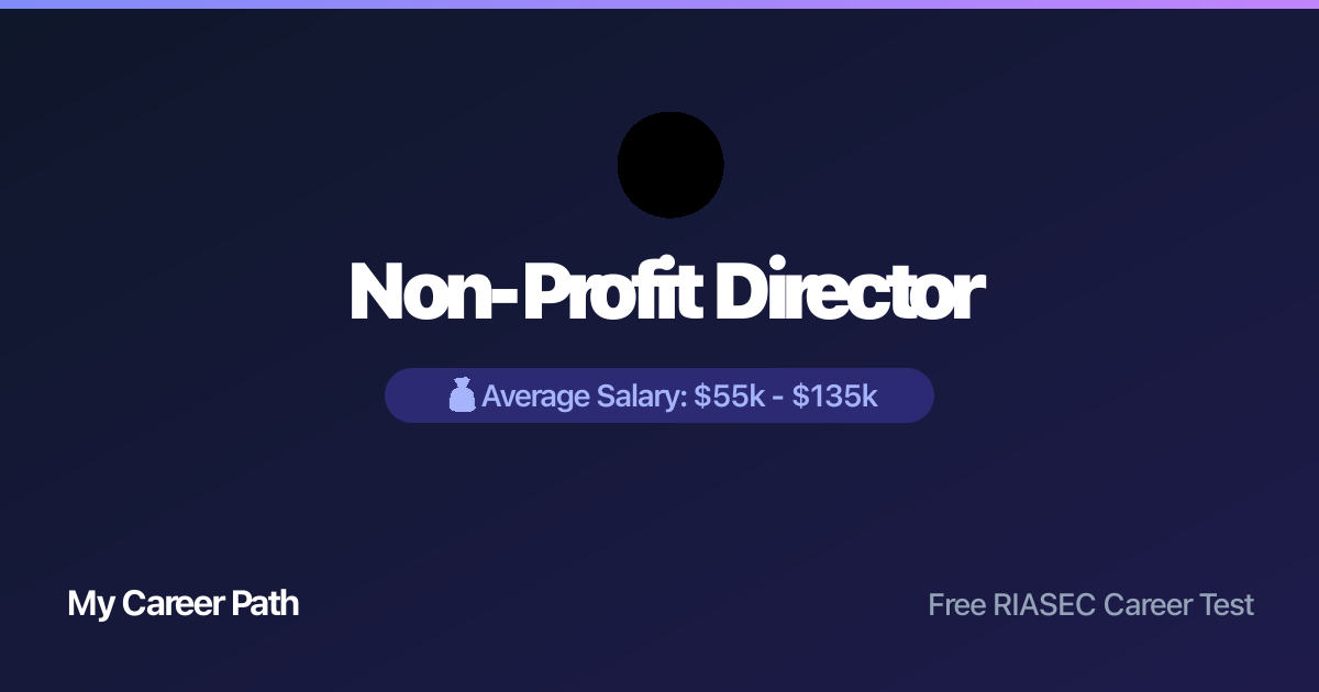 Non-Profit Director career profile — salary, skills, and outlook