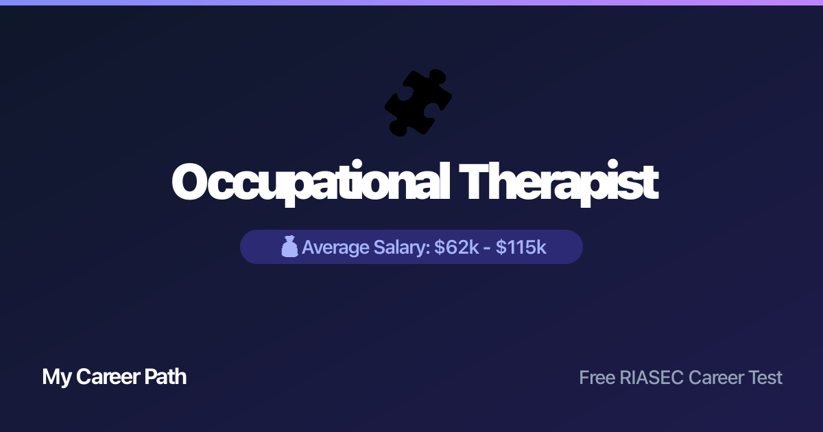 Occupational Therapist career profile — salary, skills, and outlook