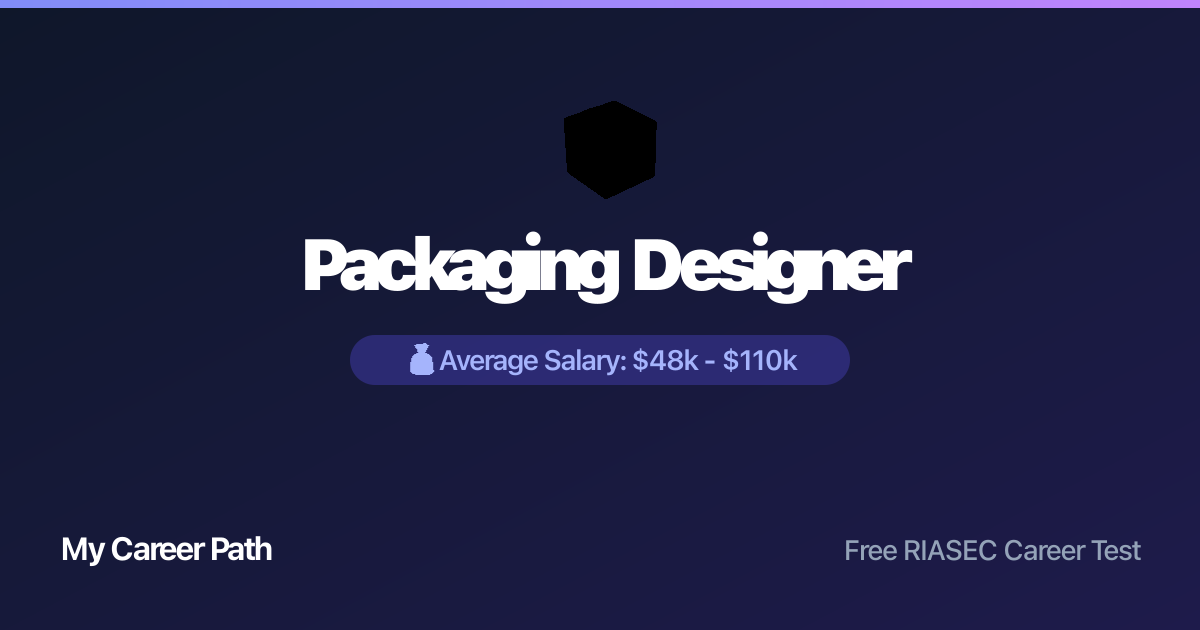 Packaging Designer career profile — salary, skills, and outlook