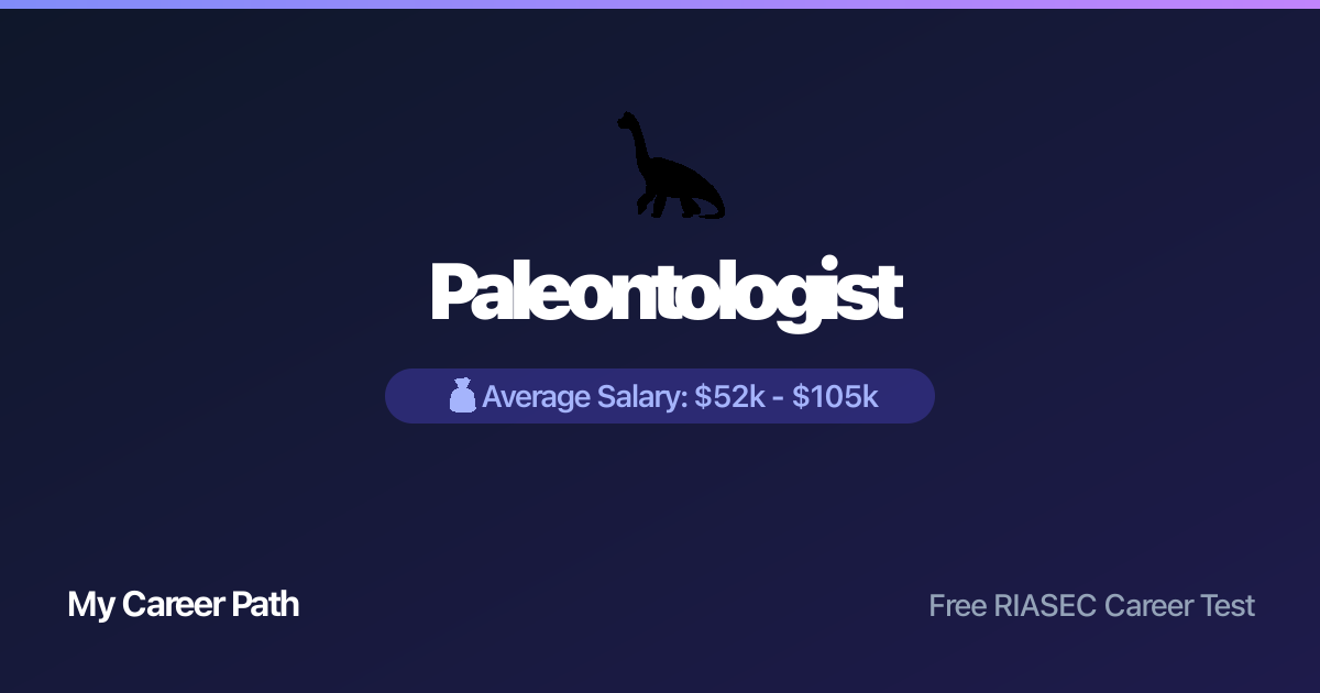 Paleontologist career profile — salary, skills, and outlook