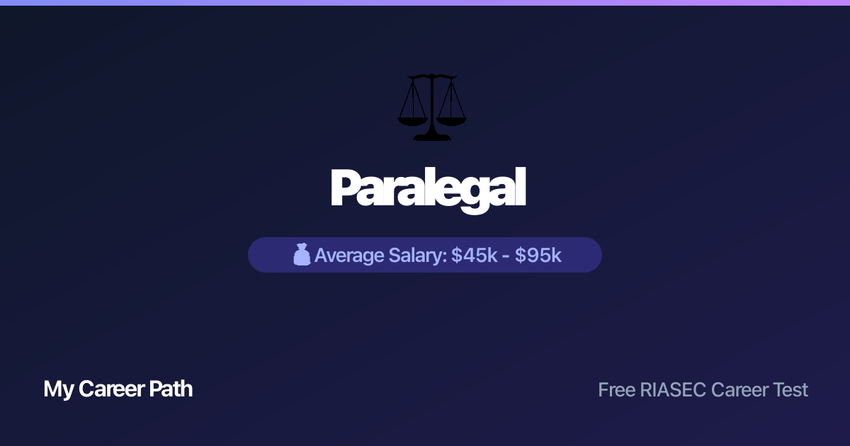 Paralegal career profile — salary, skills, and outlook