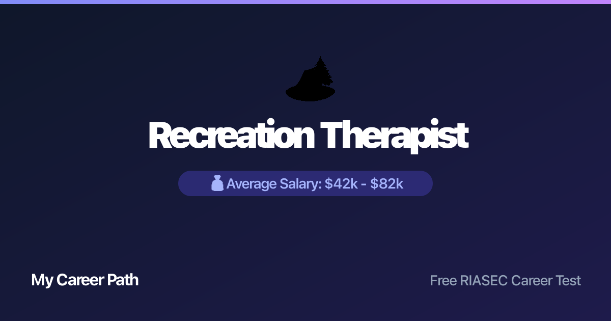 Recreation Therapist career profile — salary, skills, and outlook