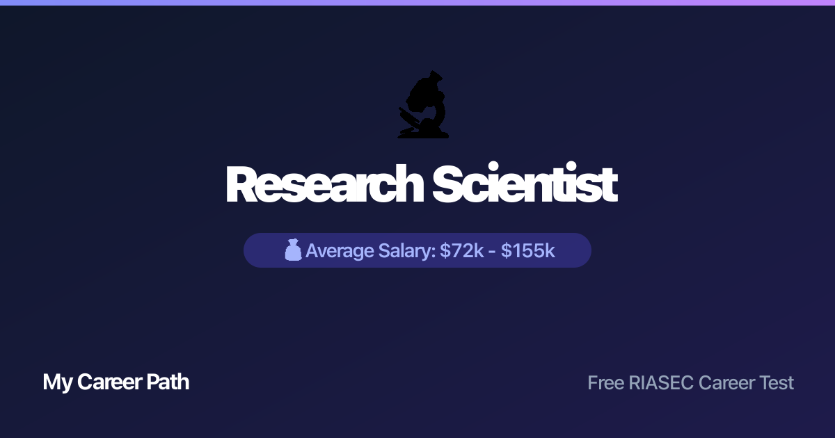 Research Scientist career profile — salary, skills, and outlook