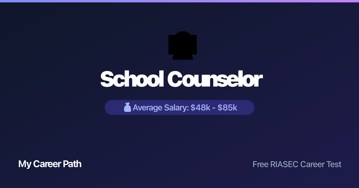 School Counselor career profile — salary, skills, and outlook