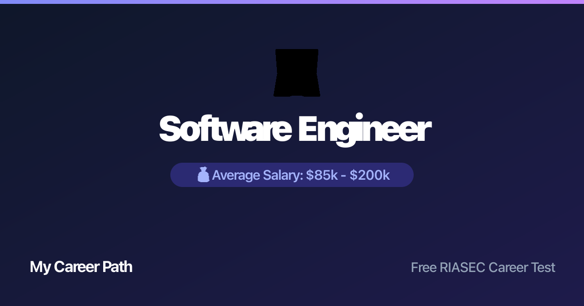 Software Engineer career profile — salary, skills, and outlook