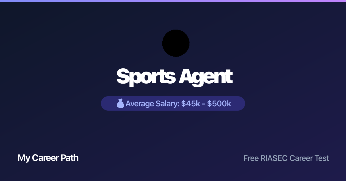 Sports Agent career profile — salary, skills, and outlook