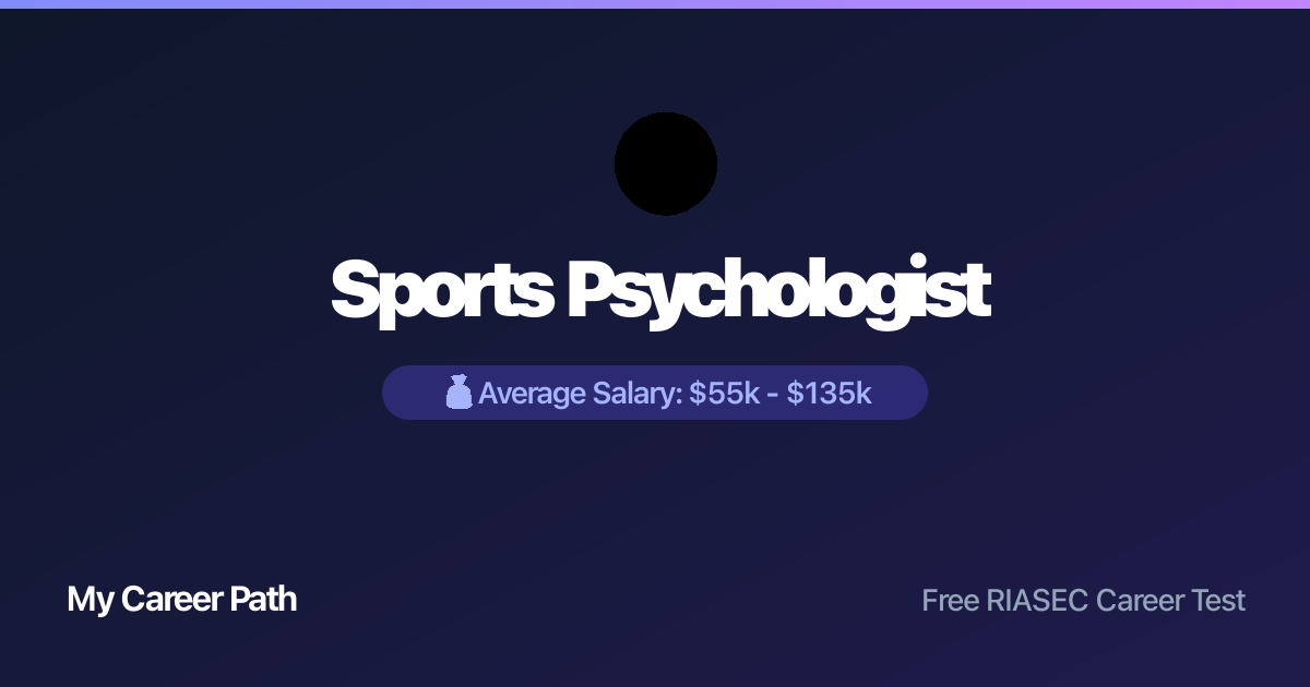 Sports Psychologist career profile — salary, skills, and outlook