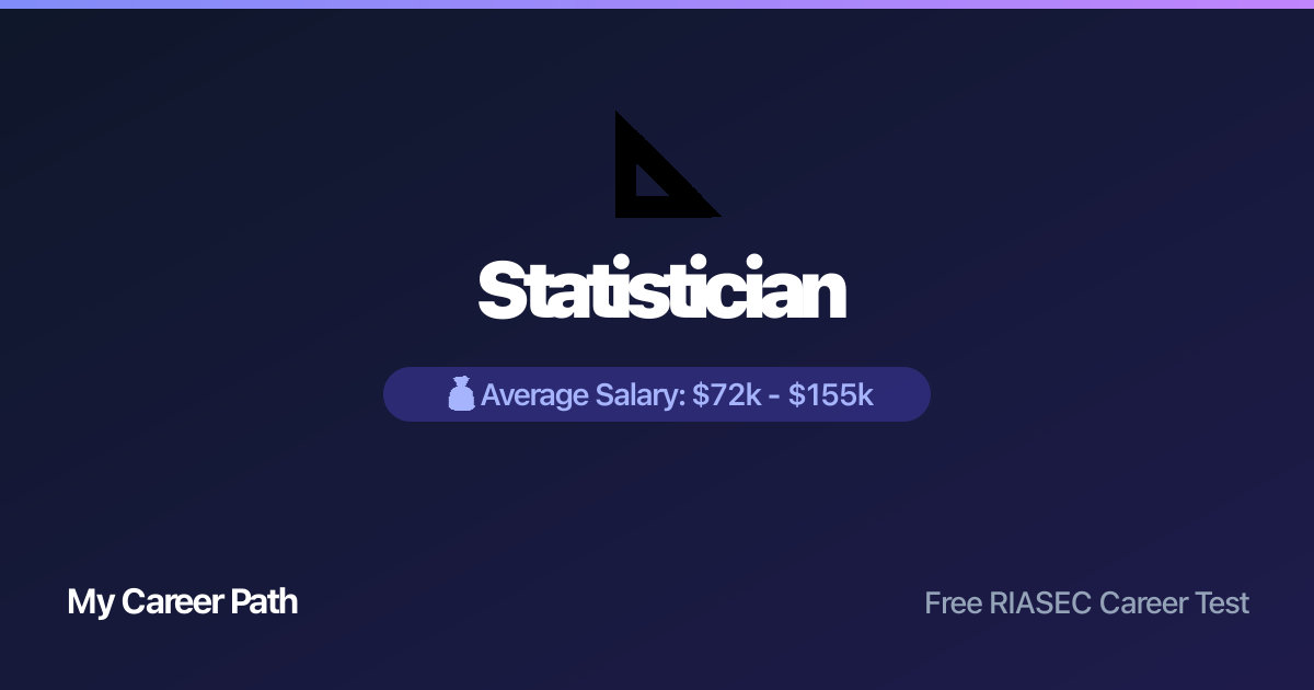 Statistician career profile — salary, skills, and outlook