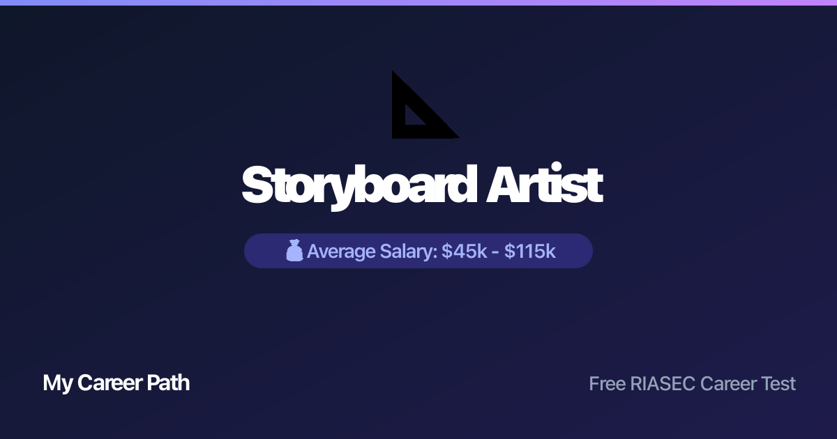 Storyboard Artist career profile — salary, skills, and outlook