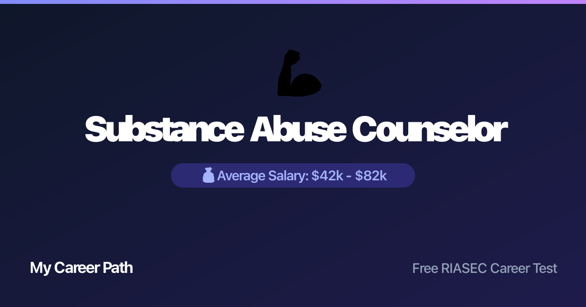 Substance Abuse Counselor career profile — salary, skills, and outlook