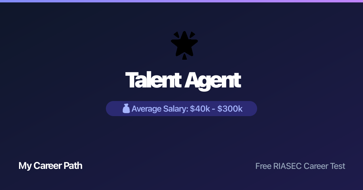 Talent Agent career profile — salary, skills, and outlook