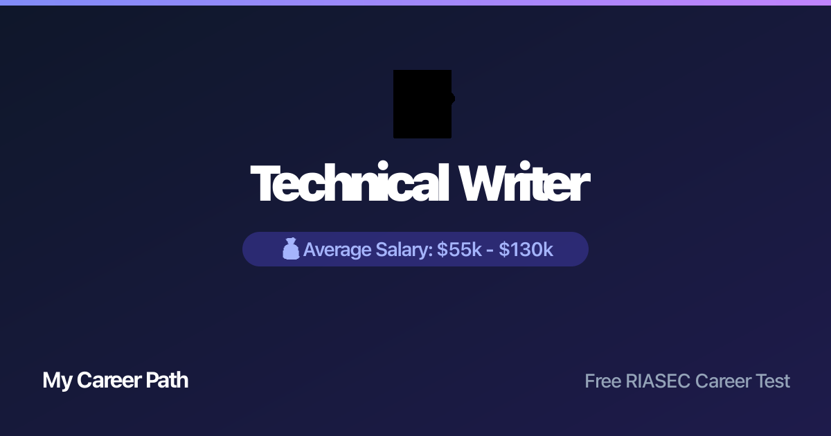 Technical Writer career profile — salary, skills, and outlook