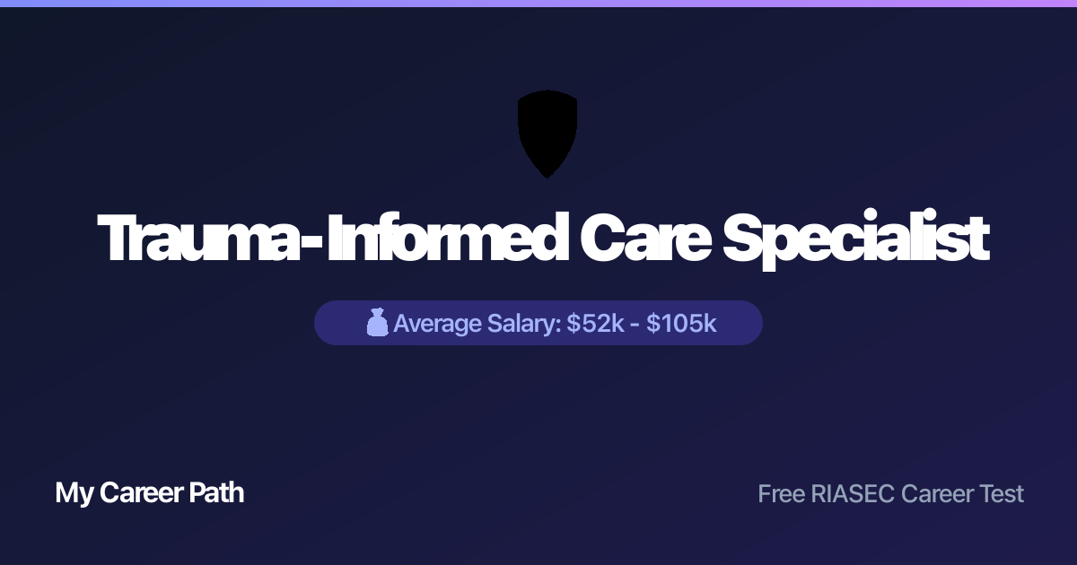 Trauma-Informed Care Specialist career profile — salary, skills, and outlook