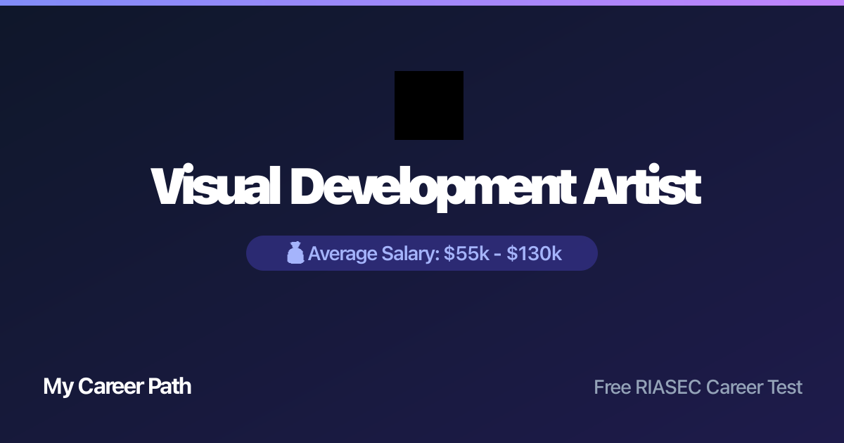 Visual Development Artist career profile — salary, skills, and outlook